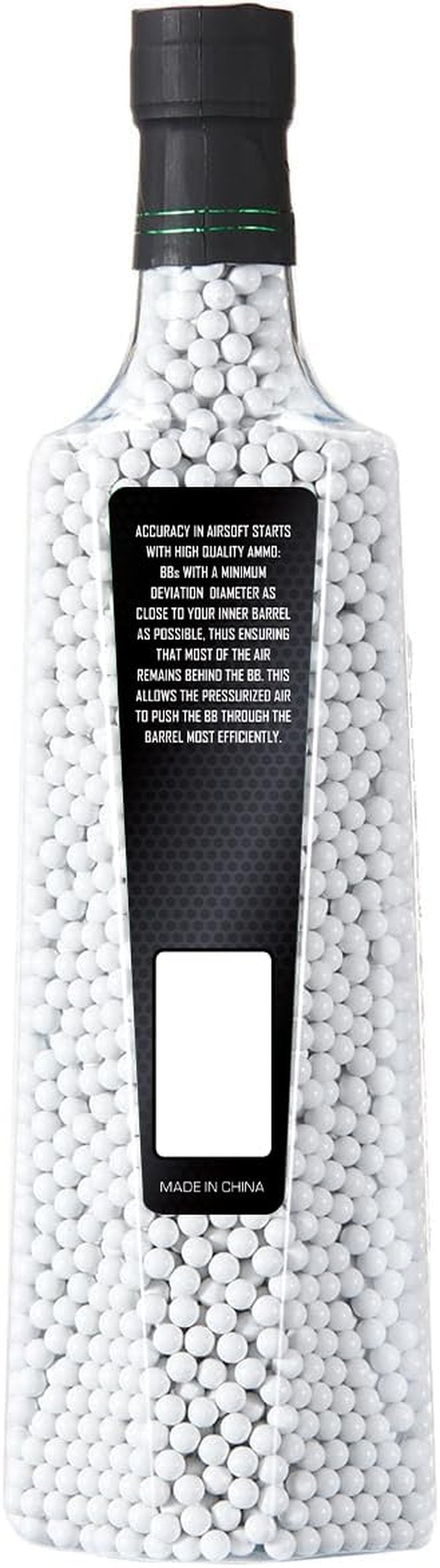 Lancer Tactical Airsoft BBS for Outdoor Field Bulk Premium Polished 6mm 0.20g-0.30g 5100 Rounds for Each Bottles X3-Outdoor Field Compliant