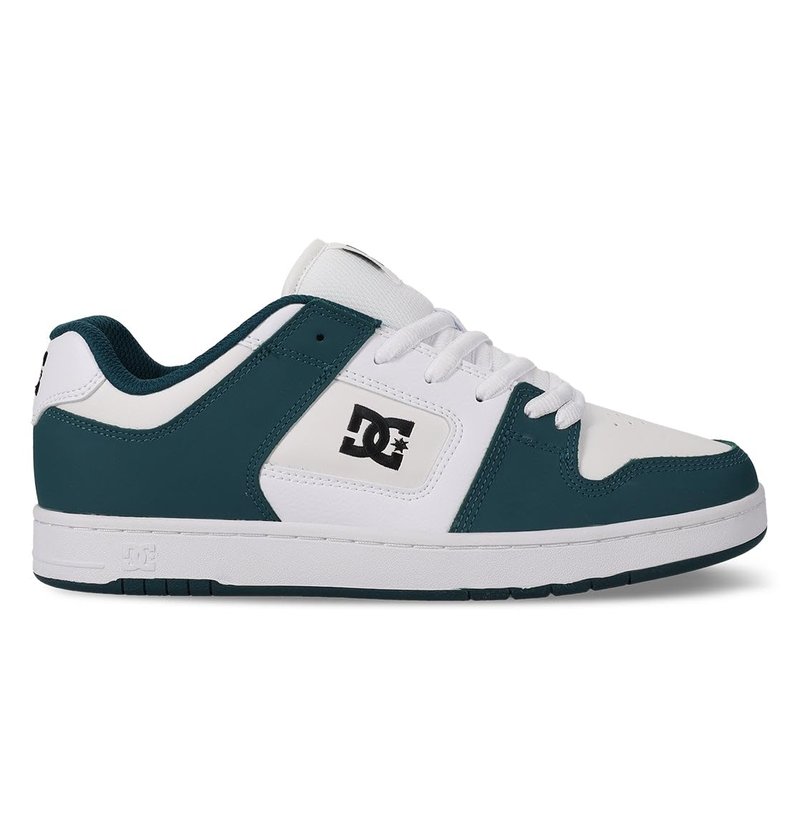 DC Men's Manteca 4 Skate Shoe, Teal/White/Black, 4.5