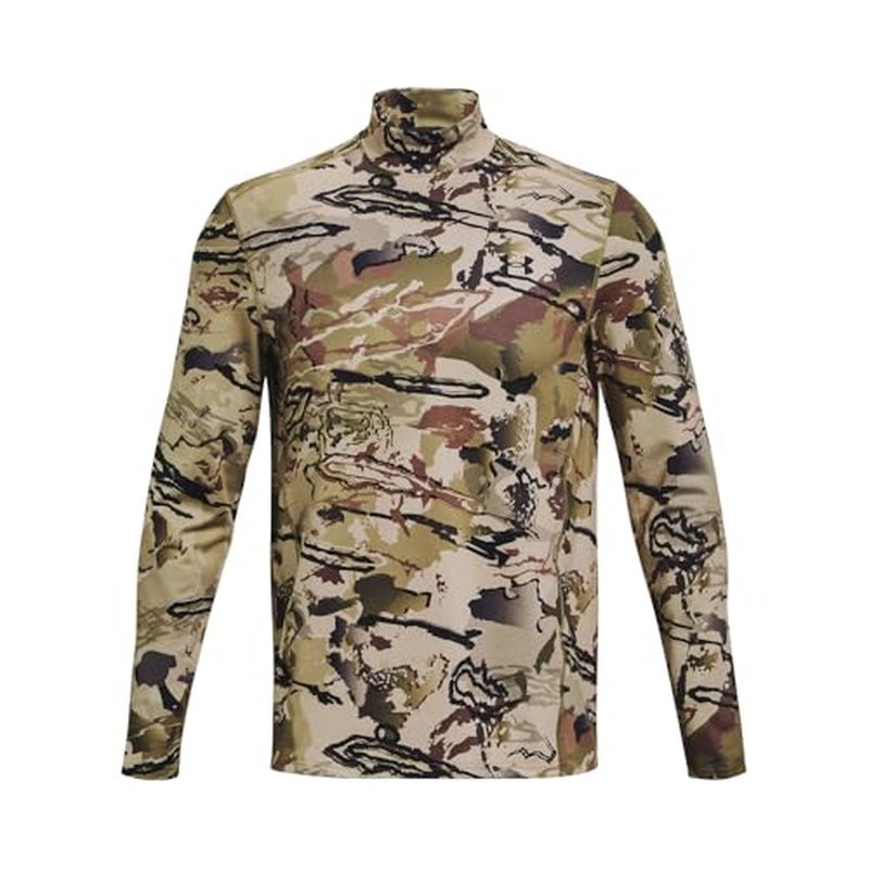 Under Armour ColdGear Infrared Camo Mock Mens Long Sleeve