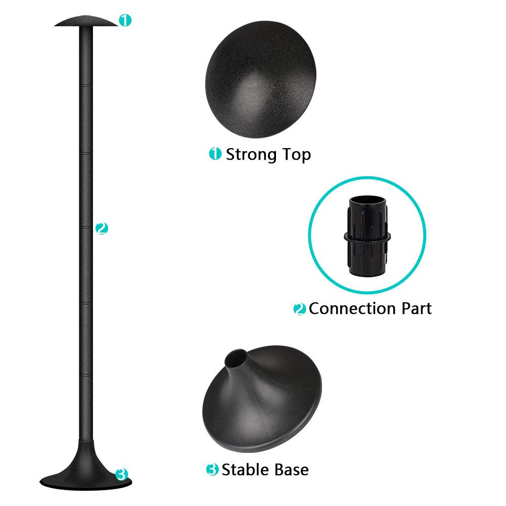 iCOVER Boat Cover Support Pole, Adjustable Tarp Poles Accessories System, 2 Pack Suitable for V Hull Jon Pontoon Boats