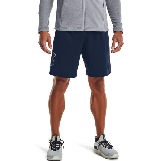 Under Armour Men's Tech Graphic 10" Shorts, Academy Blue (409)/Steel, 3X-Large Tall