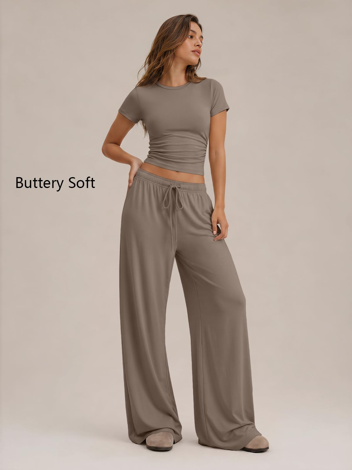 Trendy Queen Womens 2 Two Piece Set 2026 Summer Workout Vacation Gym Clothes Spring Fashion Lounge Matching Airport Travel Outfit Resort Wear Fitness Athleisure Clothing