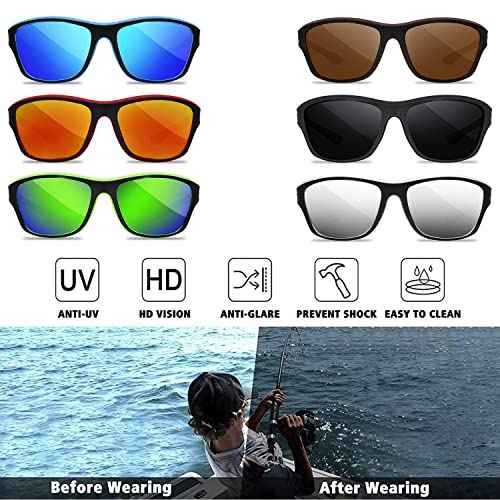 Polarized Night Time Driving Glasses for Men Women Anti Glare Night Vision Glasses Sunglasses for Cycling Biking