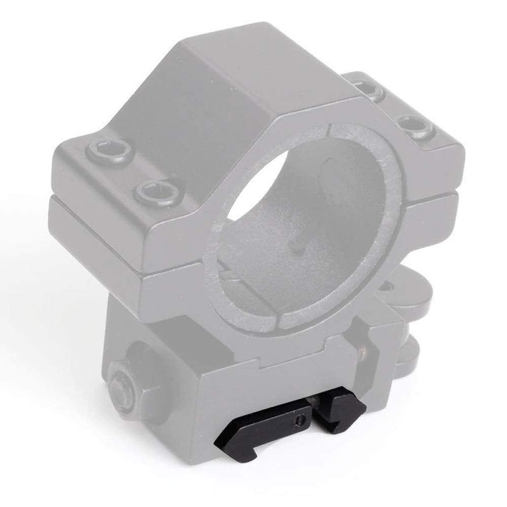 HIGOO 2PCS 11mm Dovetail to 20mm Picatinny/Weaver Low Pro Snap-in Rail Adaptor