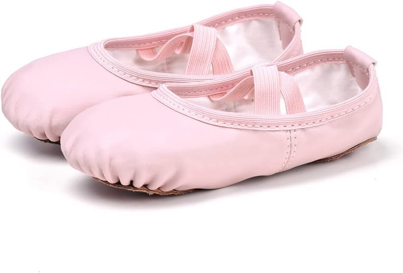 Ballet Shoes for Girls | Soft Leather Toddler & Kids Dance Slippers - Comfortable Fit