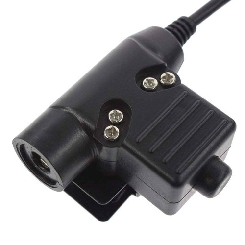 ArmorMason U94 PTT System Compatible with 3.5mm Mobile Phone/Android/iPhone (Military/NATO-US Wired)