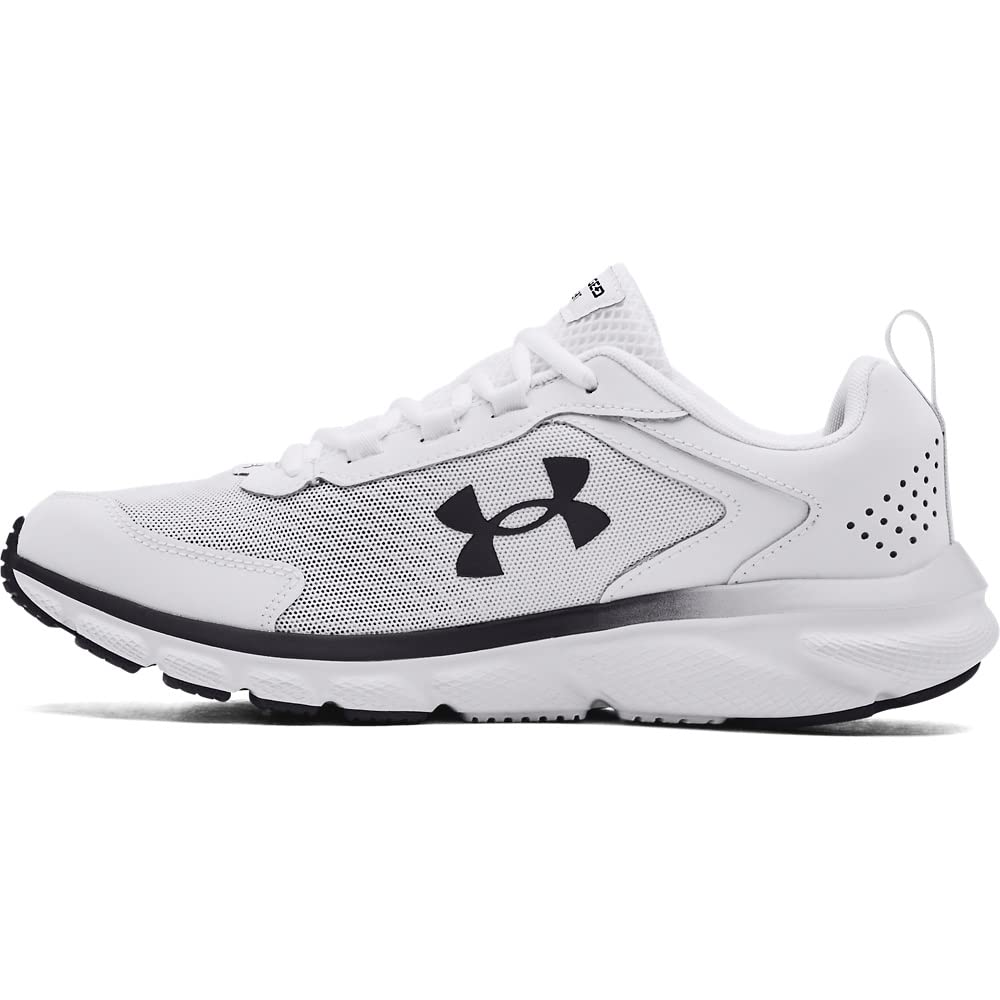 Under Armour Mens Charged Assert 9 Road Running Shoe, White (108 Black, 14 US