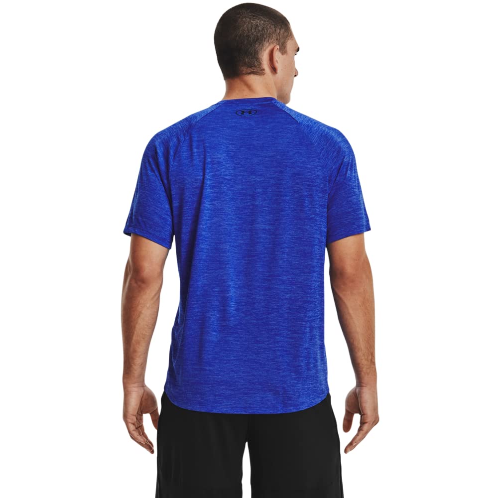 Under Armour Men's Tech 2.0 Short-Sleeve T-Shirt, (486) Versa Blue / / Black, Small