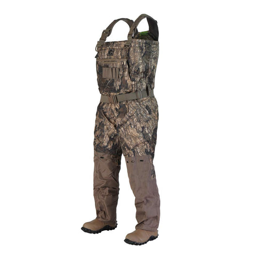 Gator Waders Mens Shield Series Insulated Breathable Hunting Waders, Realtree Timber, Regular 8