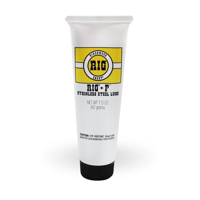 BIRCHWOOD CASEY Rig +P Stainless Steel Lube, 1.5oz Long-Lasting Lubricant & Preservative for Gun Protection from Rust, Corrosion & Stainless Steel Galling