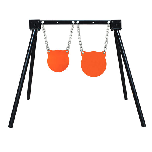 Highwild Steel Target Stand AR500 Shooting Target System (1 Stand, 2 Mounting Kits & 8"+ 10" Gongs)