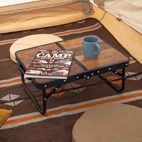 Naturehike Folding Camping Table, Portable Tables with Adjustable Legs, 35.4¡¿23.6¡¿14.6 Inch Foldable Camp Pinic Tables with Carry Bag for Outdoor Camping, BBQ, Travel - Large Retro