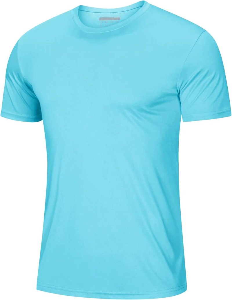 Men's UPF 50+ Quick Dry Athletic T-Shirt - Short Sleeve Workout & Swim Top | Performance Rash Guard