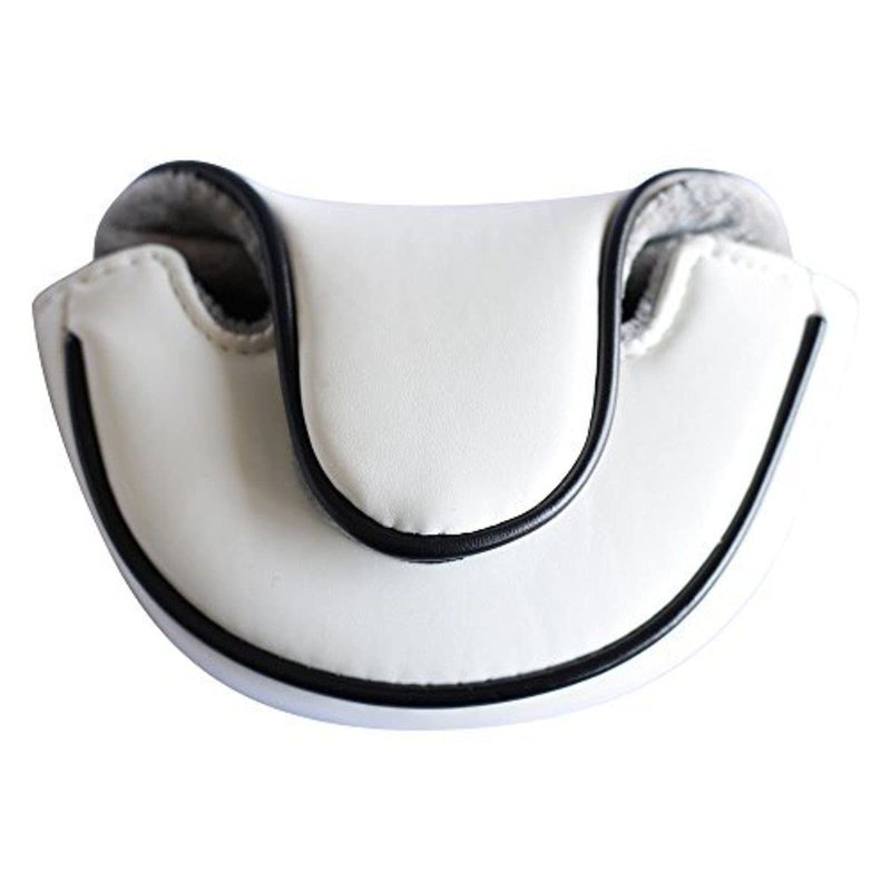 Hireko Golf White Half Mallet Putter Head Cover