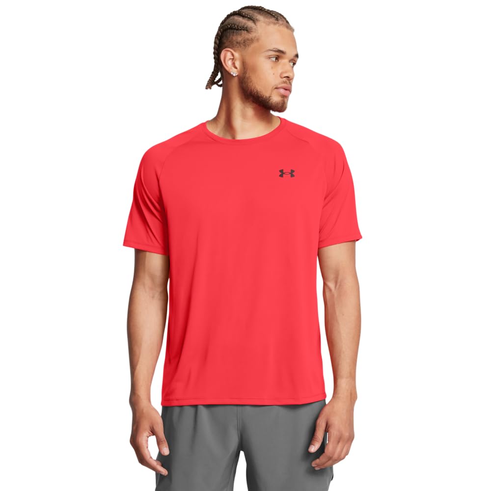 Under Armour Men's Tech 2.0 Short-Sleeve T-Shirt, (713) Racer Red / / Black, X-Large Tall