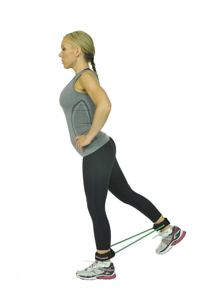 Ripcords Legcords Resistance Exercise Bands: Red Leg Cord