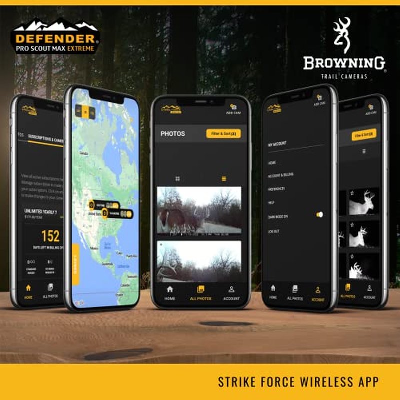 Browning Trail Cameras - Defender Pro Scout Max Wireless Cellular Game Camera - BTC-PSM - Wildlife Motion-Activated Camera, Works on Both Verizon and AT&T Networks