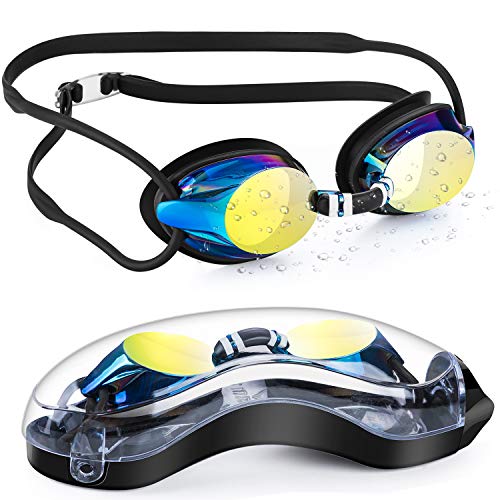 Portzon dynamics Swim Goggles , Anti Fog Clear No Leaking Flexible|UV Protection Swimming Goggles for Adult Men Women