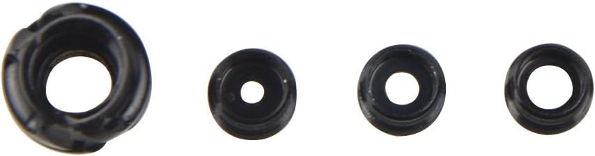 Aluminum Hooded Peep Sight Kit for Compound Bow - 37/45 Degree Aperture with 3 Inner Core Sizes