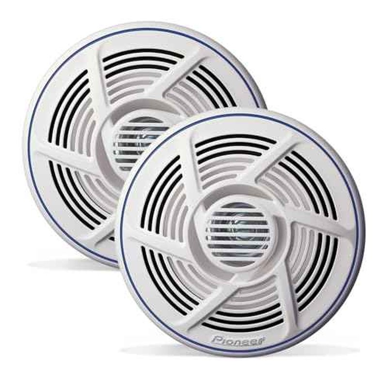 Pioneer TS-MR1600 6.5¡± Speakers (Pair) ? 100W Max, Water-Resistant + UV-Protected, Built for Boats, UTV, ATV, SXS, Outdoor, Marine, All Purpose Speakers