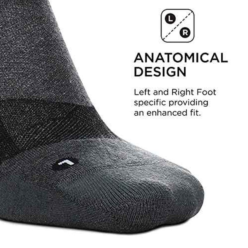 Feetures Merino 10 Cushion Quarter Sock Stripe