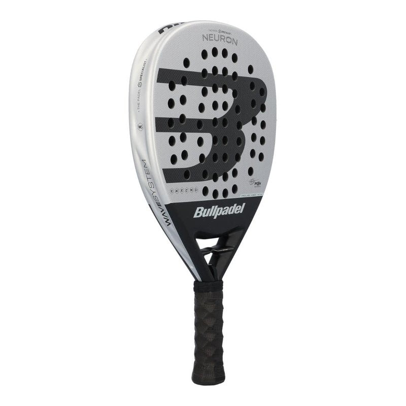 BULLPADEL Padel Racket NEURON 2025 | Professional Hybrid Shape Pala Padel | XtendCarbon 3K & MultiEva Core | Neuron Heart Stability & Wave Side Profile | Vibradrive Absorption & Hesacore Grip