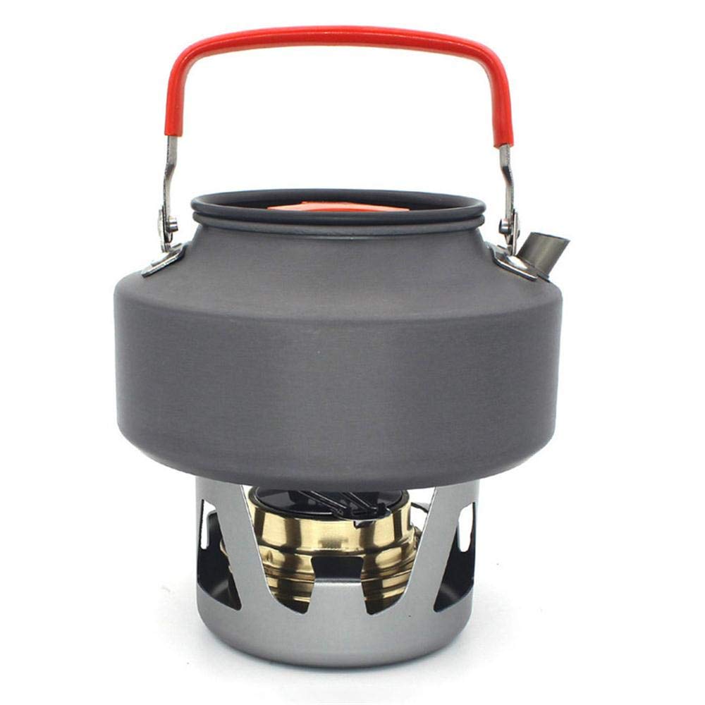 Keweis Portable Outdoor Mini Alcohol Stove Burner Ultralight Camping Cookware Set for Outdoor Camping, Hiking, Backpacking, Picnic