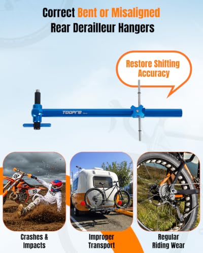Pawfly Bicycle Derailleur Hanger Alignment Tool for Precise Gear Adjustment