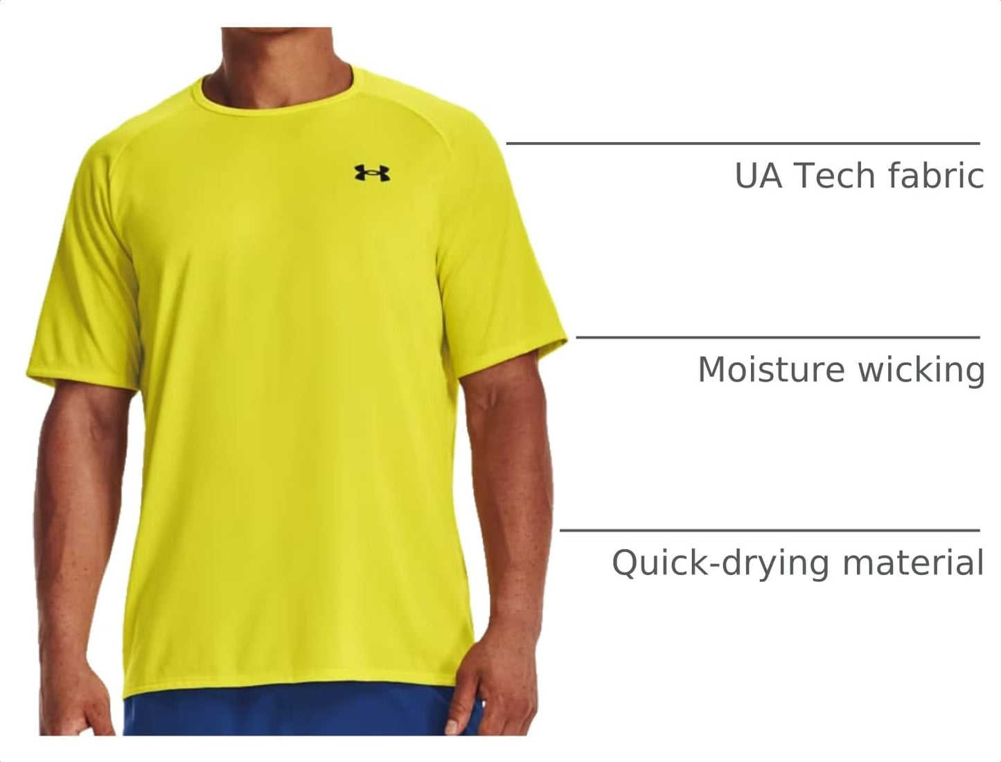 Under Armour Men's Tech 2.0 Short-Sleeve T-ShirtDISC, (799) Starfruit / / Black, 5X-Large