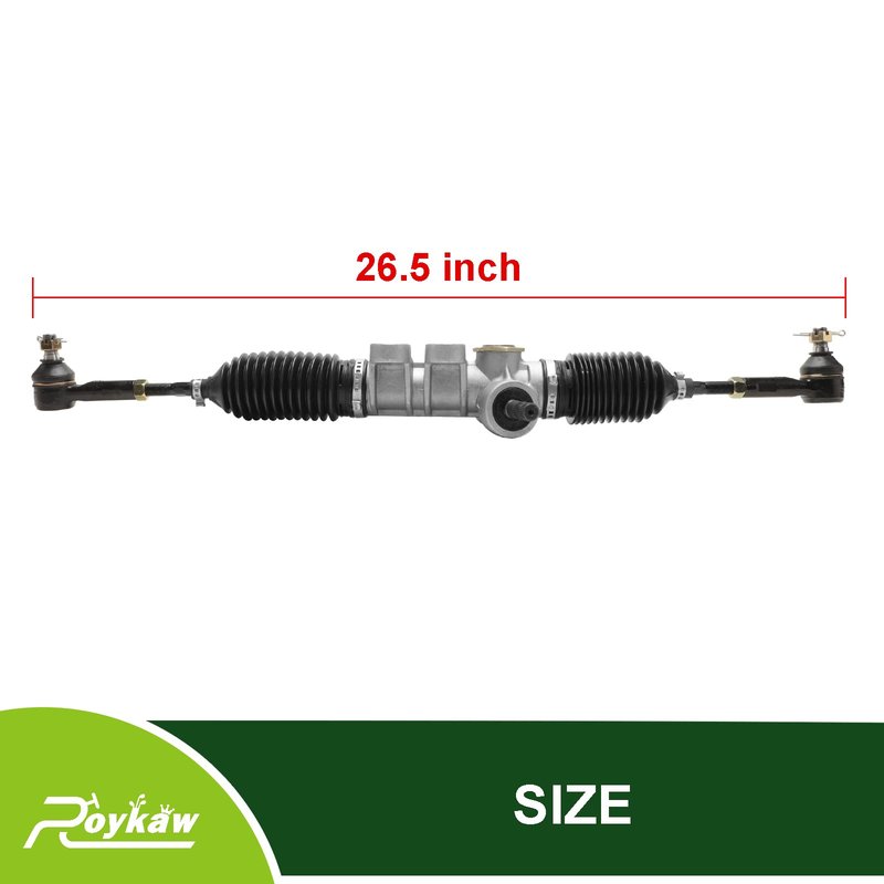 Roykaw Golf Cart Steering Gear Box Assembly/Steering Rack for EZGO RXV 2008-Up Gas and Electric Golf Cart Models, Replaces OEM # 601500, 618329, 601580, 603865, 604614