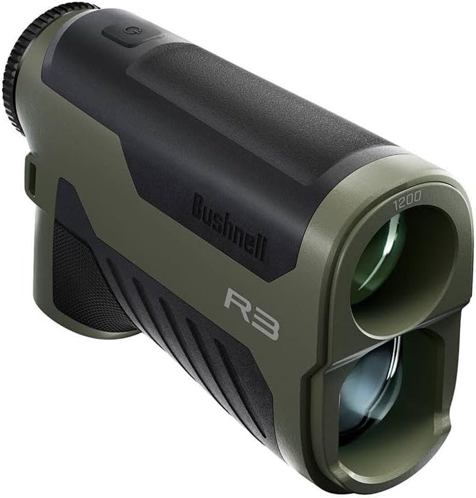 Bushnell R3 Laser Rangefinder - 1200 Yards, HD Optical, Waterproof | 6x25mm, Easy One-Button Use