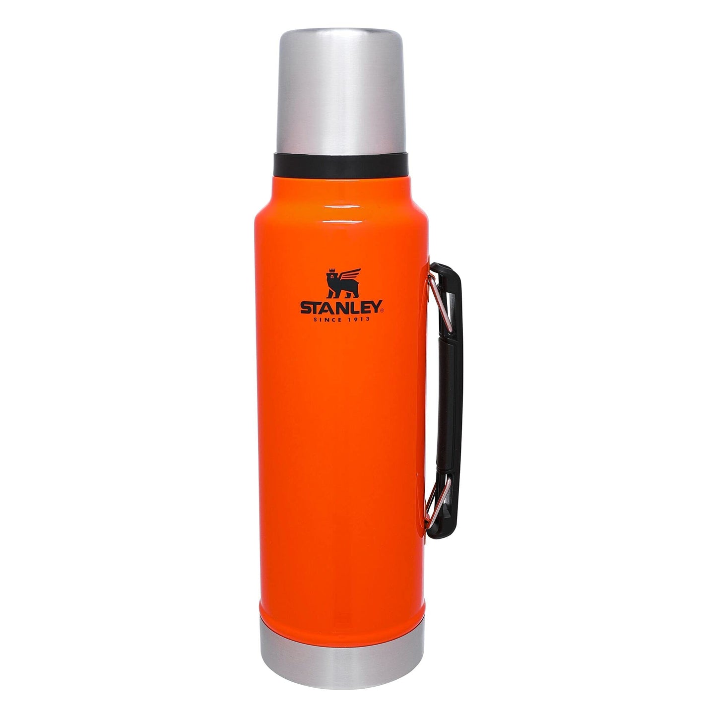 Stanley Classic Vacuum Insulated Wide Mouth Bottle - Lava - BPA-Free 18/8 Stainless Steel Thermos for Cold & Hot Beverages - 1.5 QT