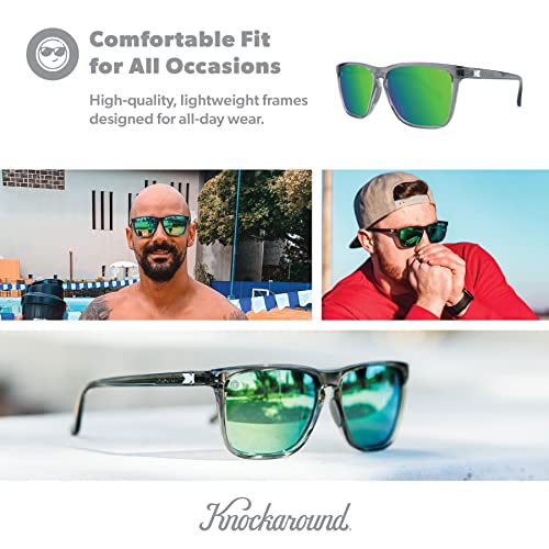 Knockaround Fast Lanes Sport - Polarized Running Sunglasses for Women & Men - Impact Resistant Lenses & Full UV400 Protection