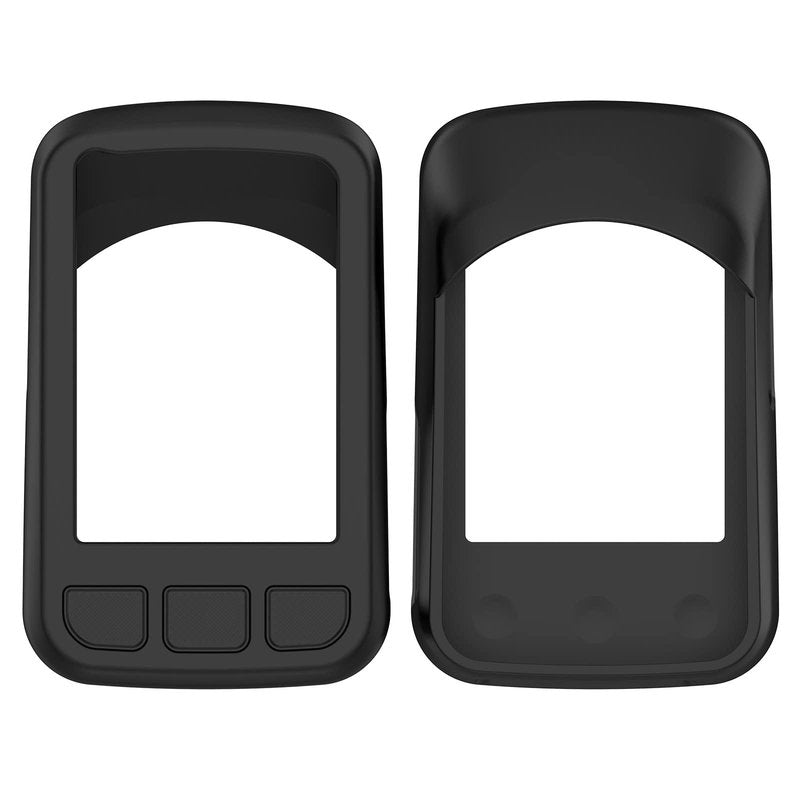 [2PACK] for Wahoo ELEMNT Bolt V2（WFCC5） Silicone Protector Case, Soft Silicone Half Coverage Shockproof Protector Bumper Case Cover for Wahoo ELEMNT Bolt V2（WFCC5） Cycling/Bike Computer (Black,White)