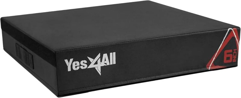 Yes4All Adjustable Soft Plyo Box | Versatile Jumping Trainer for Plyometric Exercises - Multiple Height Options