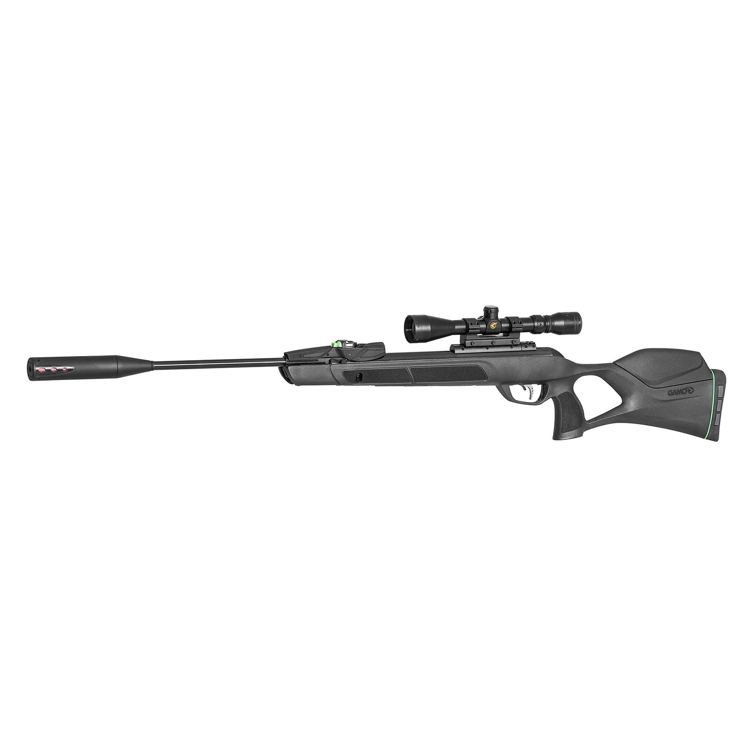 Gamo Swarm Magnum 10X GEN3i Inertia Fed .22 Caliber Break Barrel air Rifle. High Power 10-Shot Pellet air Gun. 1,300 fps Velocity & Haendler & Natermann Hornet Pointed Airgun Pellets, Gray