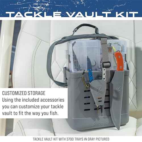 FROGG TOGGS EVA Tackle Vault, Lightweight, Customizable Fishing Tackle Bag