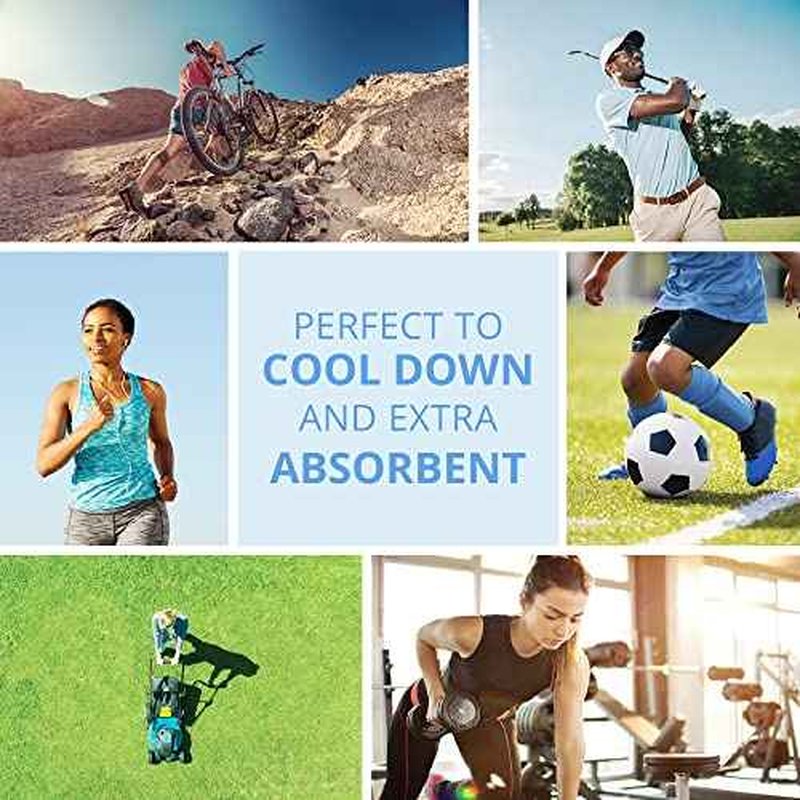 FROGG TOGGS Chilly Pad Pro Soft Microfiber Instant Cooling Towel, Machine Washable