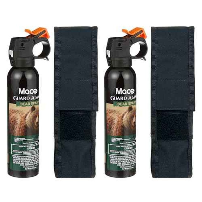 Mace Animal Repellent Sprays - Guard Alaska Bear Spray, Dog Repellent Spray, EPA Registered, Outdoor Safety, Self Defense Protection for Hiking, Camping, Animal Encounter