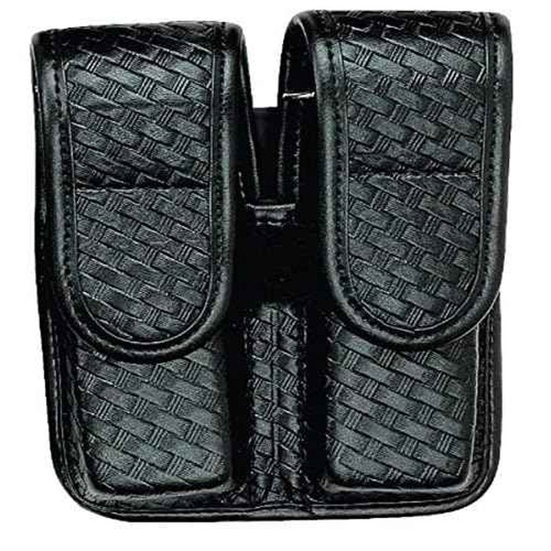 BIANCHI 22083: Double Mag Pouch Bsk Blk-Sz 4 Hidden,Black