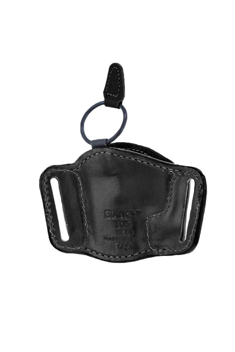 Bianchi Gun Leather Bianchi 105 Minimalist with Slot Hip Holster - Size:14 Colt Govt .45 (Black, Left Hand)