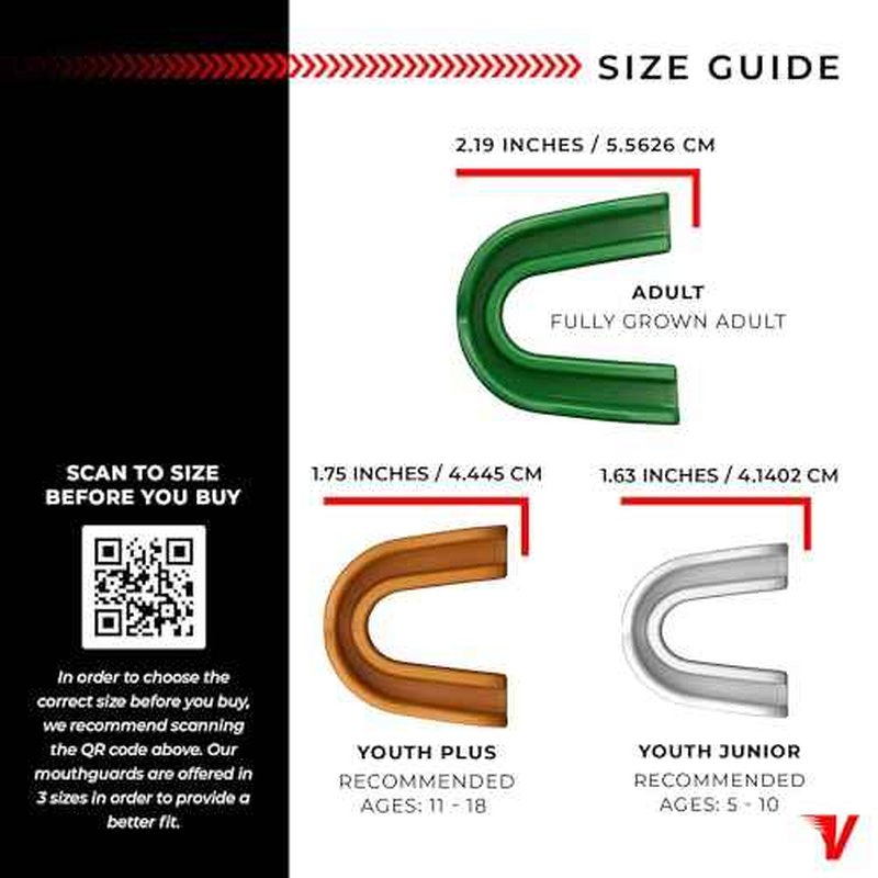 Velocity Champion Youth Mouthguard, 2 Pack, Royal & Red - for Ages 11 to 18 - Ideal for Lacrosse, Football, Hockey, Basketball, Soccer, Boxing, Martial Arts, Field Hockey, and More