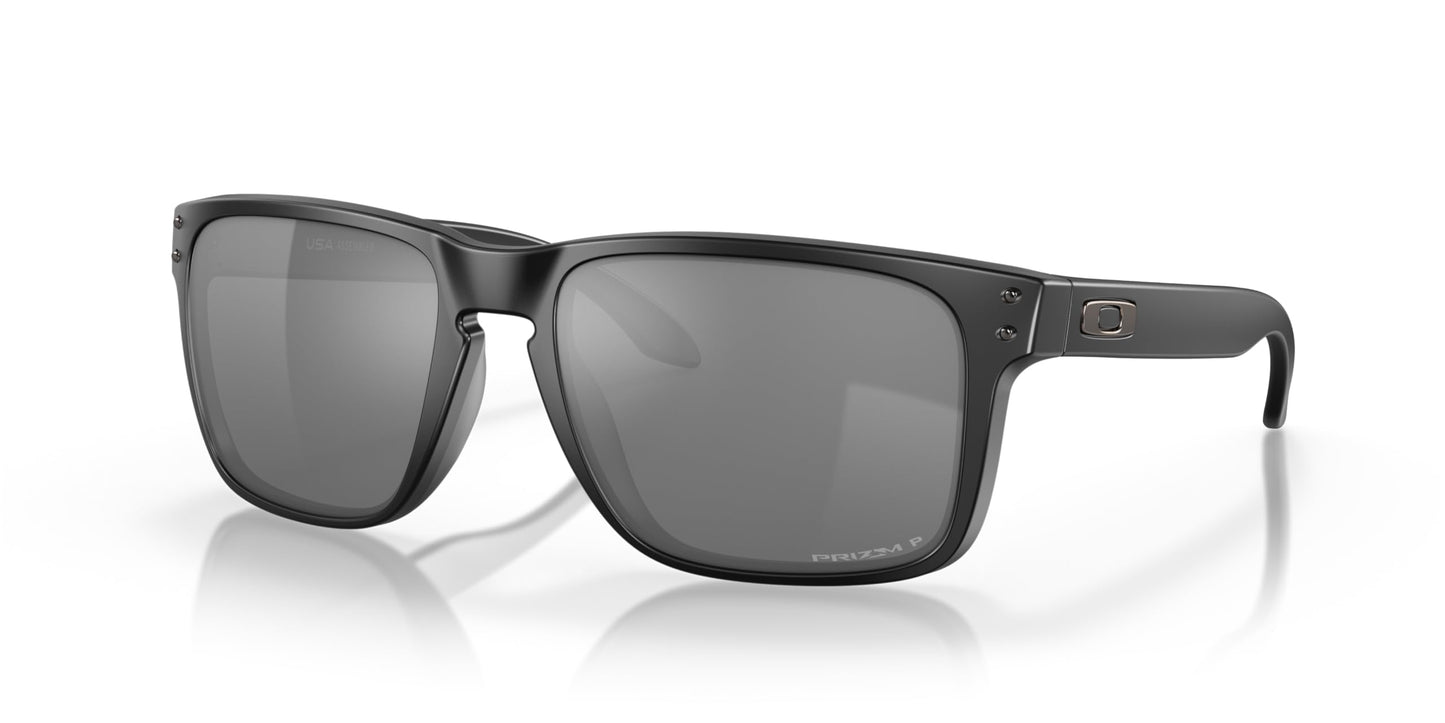 Oakley Men's OO9417 Holbrook XL Square Sunglasses, Matte Black/Prizm Black Polarized, 59 mm