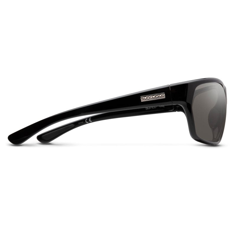Suncloud Boone Polarized Sunglasses, Black/Polarized Gray
