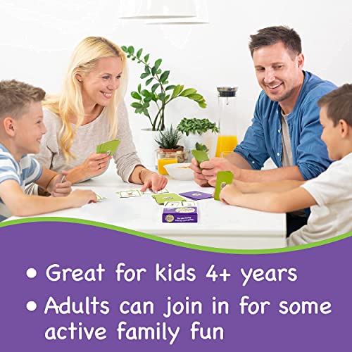 Exercise Cards for Kids - Kids Exercise Equipment for Indoors & Exercise Games for Kids, PE Teacher Supplies for Classroom Exercise & Recess Equipment, Kids Fitness Equipment, Adapted PE Equipment