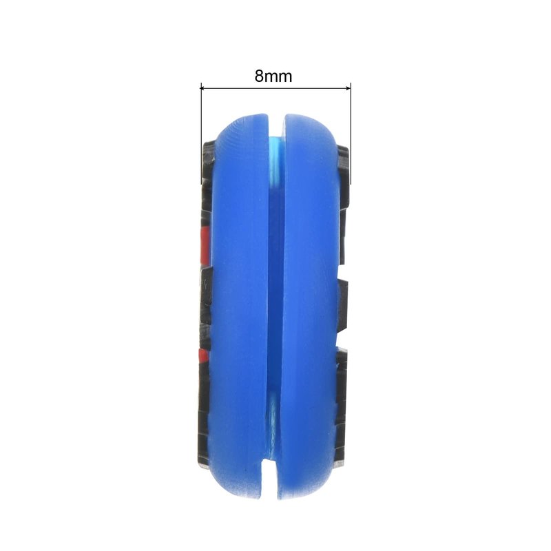 PATIKIL Tennis Vibration Dampener, 4 Pack Round-Shaped Silicone Shock Absorber Racket String Damping for Tennis Racquet, Blue