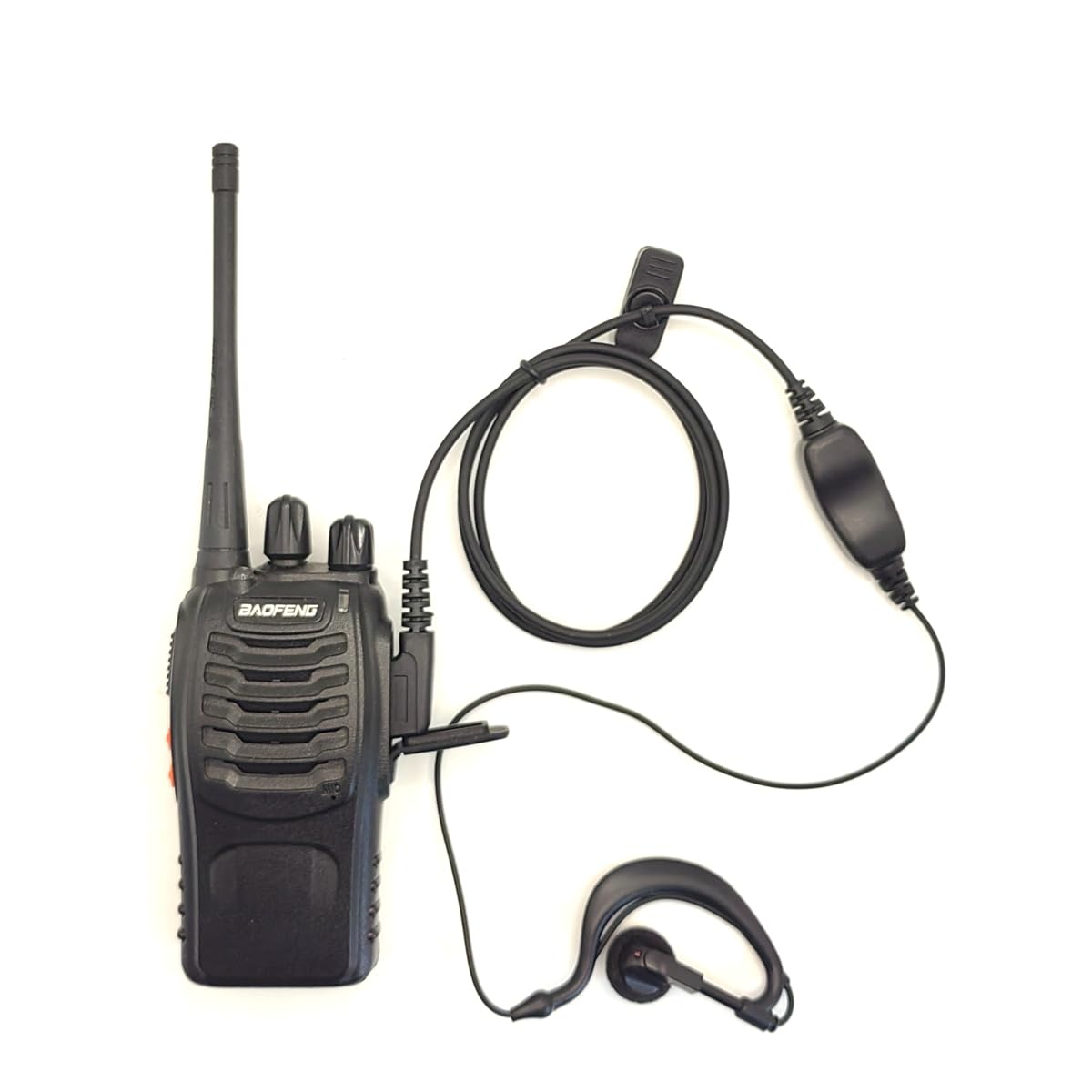 10pcs Walkie Talkie Earpieces for Baofeng UV-5R 888S Retevis RT22 RT21 RT68 RT68H H777 and Kenwood 2 Way Radios Earhook Headsets