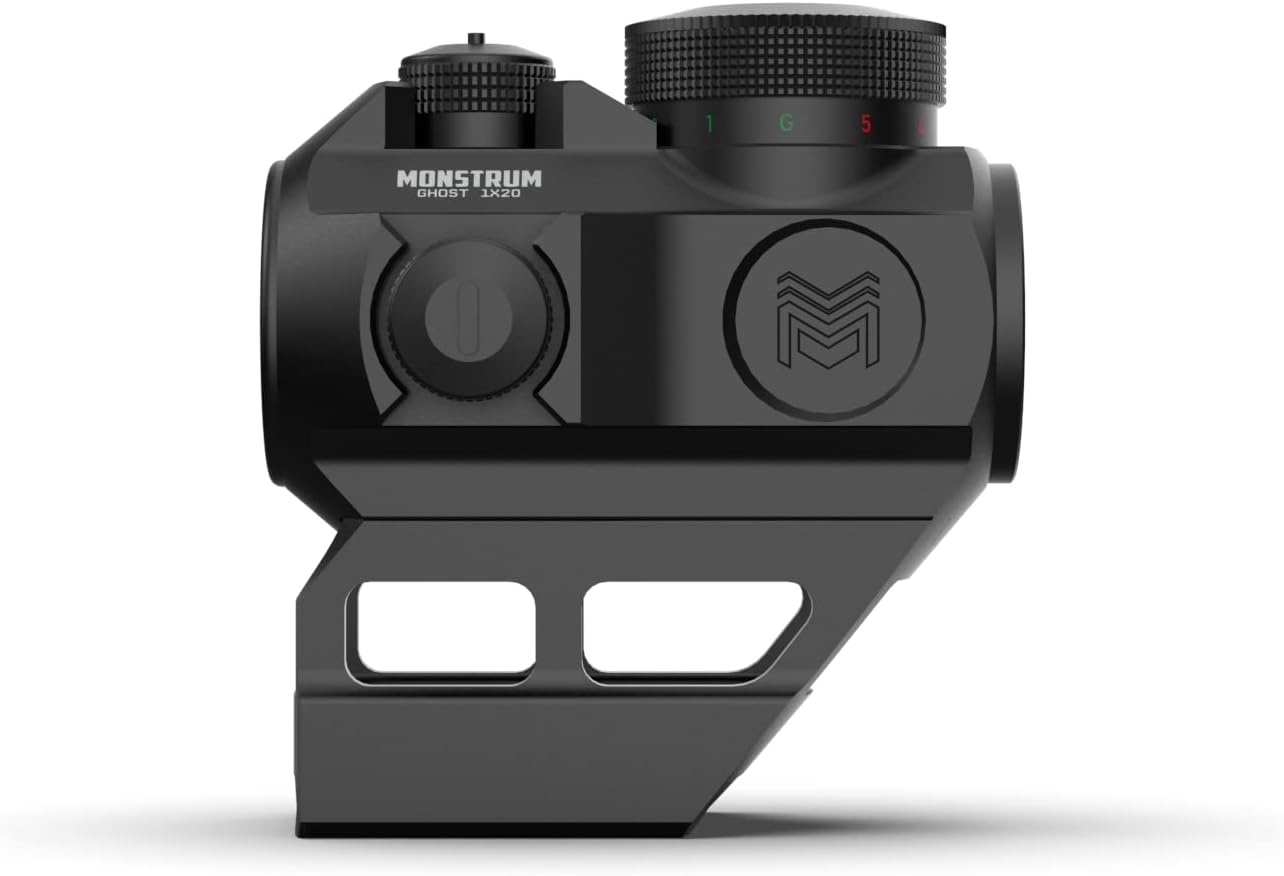Monstrum Ghost Red Dot Sight - G3 3X Micro Magnifier with Flip to Side Mount | Tactical Optics