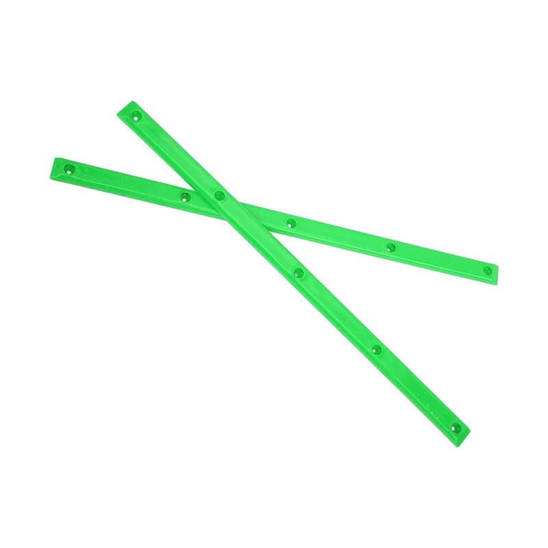 Rib Bones Rails, Stable Flexible Glossy Skateboard Wear Rails Appearance Longboard Ribs Bonesblack (Green)