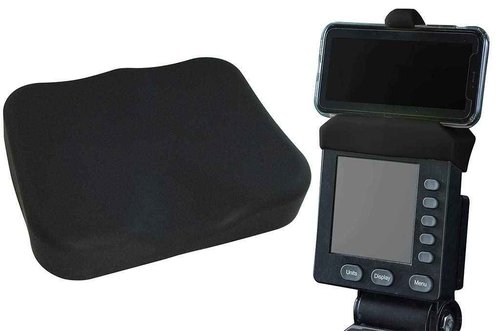 Black Phone Holder and Silicone Seat Cover Combo Designed for The Concept 2 Rowing Machine and PM5 Monitor
